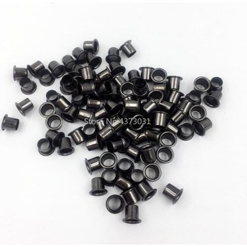 7x6mm Kydex Painted Black Bronze Leather DIY Garment Kydex Eyelets-100 Pieces
