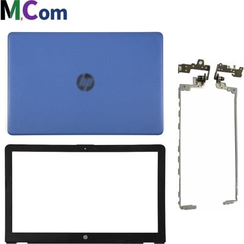 NEW Laptop LCD Back Cover/Front bezel/LCD Hinges For HP 15-BS 15T-BS 15-BW 15Z-BW 250 G6 255 G6 924895-001 Blue