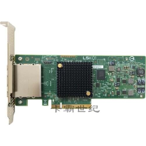 Original authentic LSI SAS 9207-8E LSI00300 SFF8088 external array card 6Gb / s