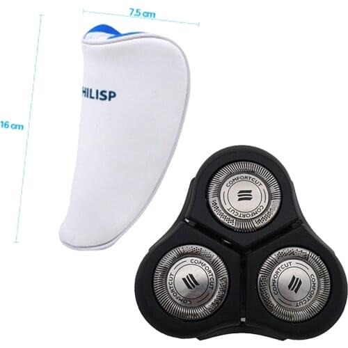 RQ11 Replacement Shaver Head Holder +Comb + carry bag for philips RQ1141 RQ1150 RQ1160 RQ1175 RQ1180 RQ1190 RQ1195 RQ1155