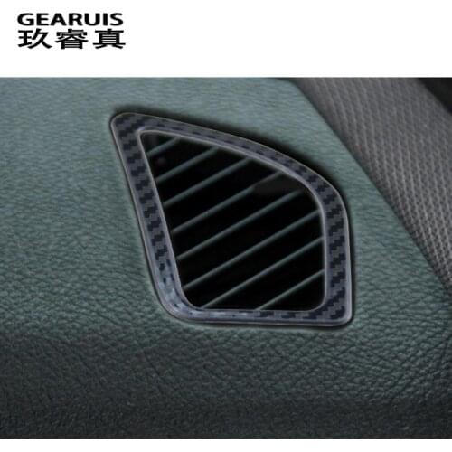 Car styling dashboard Air Outlet Carbon fiber Stickers Sequin Covers trim For BMW F20 F21 1 Series Interior Auto Accessories