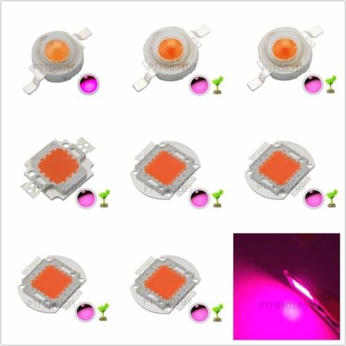Full spectrum LED chip high power high power LED chip 400-840nm 1W, 3W 5W, 10W, 20W, 30W 50W, 100W plant growth lamp
