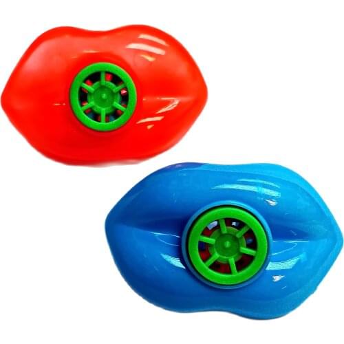 2 Pc 2.5 inch 184 421 Mouth Lip Siren Whistle ideal for Birthday Party Favors Game Gift Toys Prize Lucky Pinata Bag Filler Loot