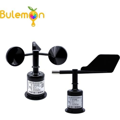 Three cups of wind speed and direction sensor / wind speed and direction meter (RS485/232, 4-20mA/0-5V)