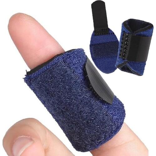 1Pcs Pain Relief Finger Splint Fracture Protection Brace Corrector Support With Adjustable Tape Bandage