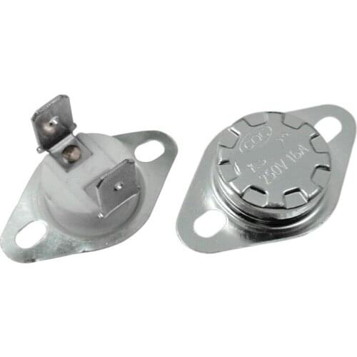 10 pcs Ceramic Thermal Switch Ksd302/Ksd301 40 Degrees ~ 130 Degrees 16a250v Normally Closed Temperature Switch