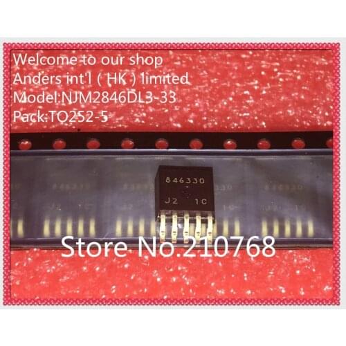 10pcs/lot NJM2846DL3-33 NJM2846DL3 NJM2846 IC REG LDO 3.3V 0.8A TO252-5