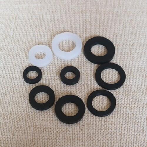 100 Pcs/lot Seal O-ring Hose Gasket Flat Rubber Gasket With Strainer For Shower Pipe Faucet Gasket 1/2” 3/4” Rubber Gasket