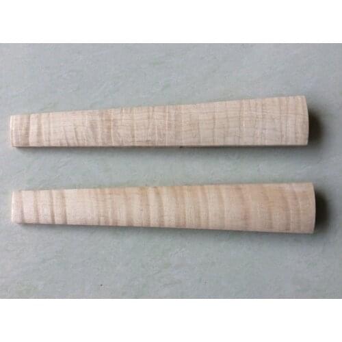2 pieces of 4/4 violin fingerboards baroque style maple wood fingerboard