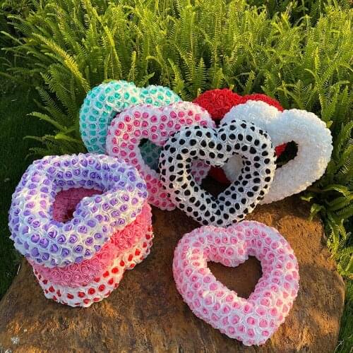 30cm Red Rose Bear Flower Teddy 9 Inch Love Gifts For Wedding Birthday Valentine Dropshipping