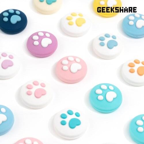 4PCS Rocker Cover Joycon Joystick Cat Claw Rocker Cap for Nintendo Switch Lite NS Handle Silicone Accessories