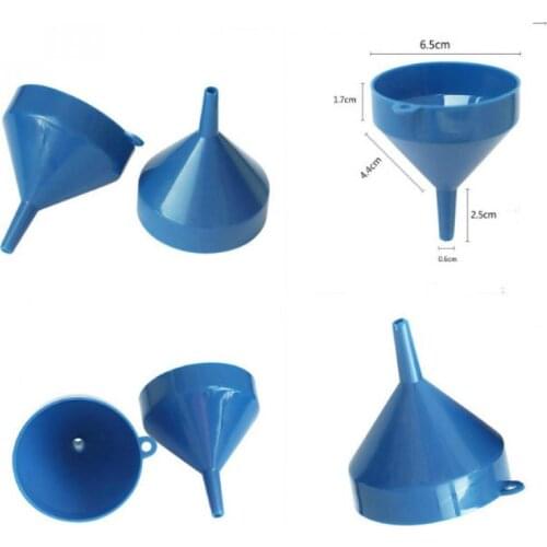 5Pcs Plastic Funnel for Car Oil Gas and Fluids Auto Home Kitchen Function Plastic Funnel