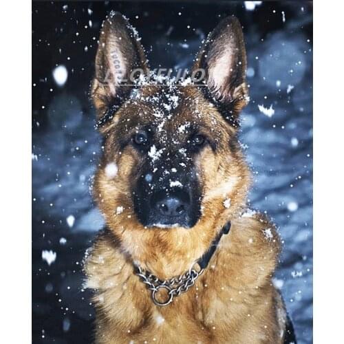 5D DIY Diamond Painting German shepherd dog,5D Diamond Embroidery Sale Cross Stitch,rhinestone Needlework Home Decorative FG1359