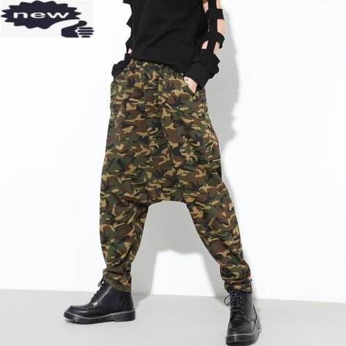 Womens Sports Harajuku Hip Hop Pants Baggy Sweatpants Harem Camouflage Trousers Streetwear Female Joggers Moda Mujer