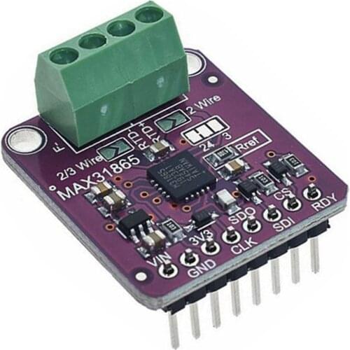 1 PCS MAX31865 RTD Platinum Resistance Temperature Detector PT100 to PT1000 Digitizer Module