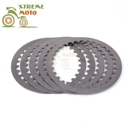 Motorcycle 5 Pieces Engine Steel Clutch Disc Friction Plate For ZONGSHEN NC250 KAYO T6 K6 BSE J5 RX3 ZS250GY-3 4 Valves Parts