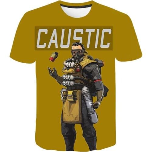 Men Women Children Apex Legends T Shirt 3D Printed Tee Summer Short Sleeved Tops Cool Boy Girl Kids Fashion Streetwear T-shirt