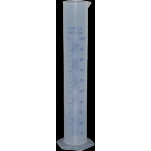 1000ml Graduated Plastic Measuring Cylinder Chemistry Laboratory Measure for Lab Supplies Laboratory Tools 1 Pcs