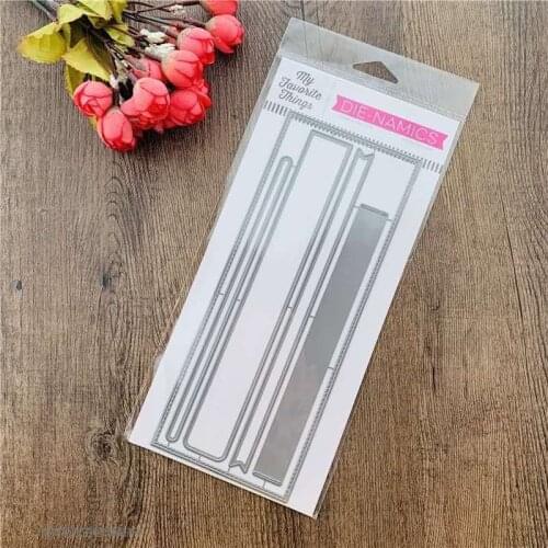 JMCRAFT 2021 New Border Background Metal Cutting Dies 3D DIY Scrapbook Handmade Paper Craft Metal Steel Template Dies