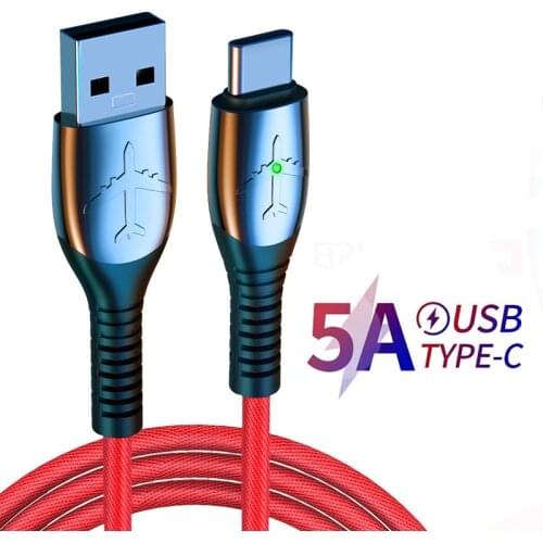 SuperCharge 5A Micro USB Type C Cable Mobile Phone Fast Charger Charging Data Cord for Xiaomi mi iphone microusb Wire USB C Line