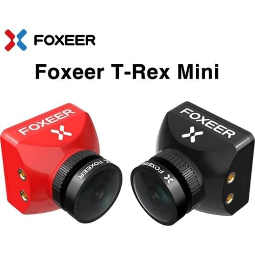 Foxeer T-Rex Mini 1500TVL 6ms Low Latency Super WDR 4:3/16:9 PAL/NTSC Switchable FPV Camera Support OSD & Menu Remote Control