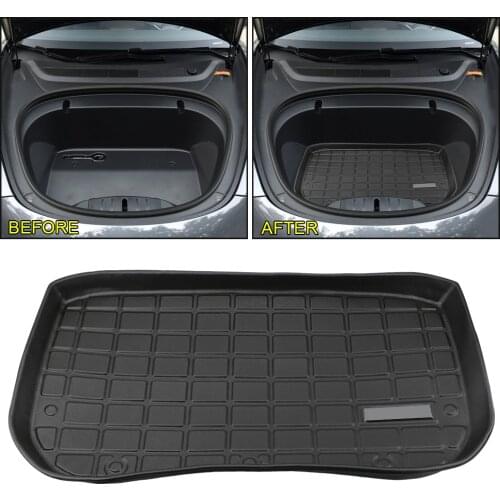 Car-styling Trunk Mats Waterproof Car Front Rear Trunk Storage Mat Trunk Cargo Tray Protective Pads For Tesla Model 3