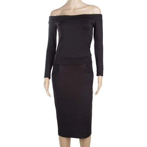 Летние платья с открытыми плечами LERFEY China At AliExpress