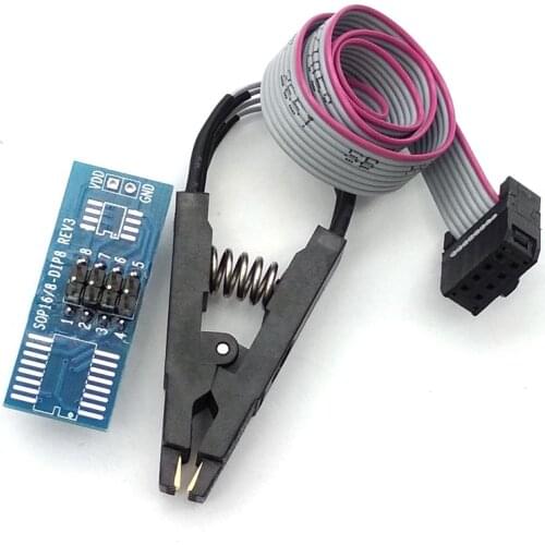 SOIC8 SOP8 Flash Chip for IC Test Clips Socket Adpter BIOS/24/25/93 Programmer Burn clip Ic socket