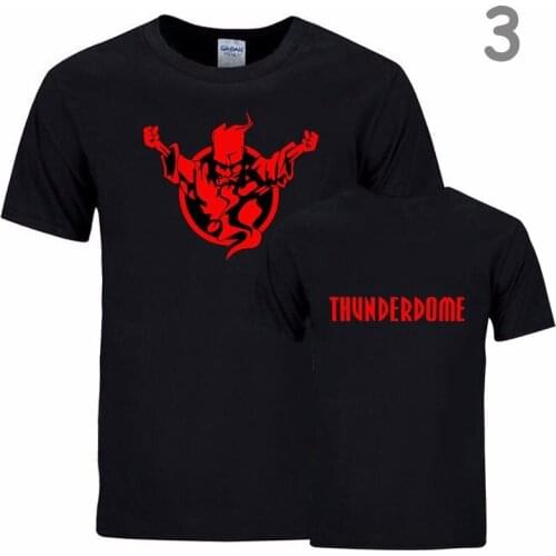 Mens summer Short Sleeve Thunderdome T Shirt 2020 New Fashion Cotton T-Shirt Cool Thunderdome Printed Tee tops