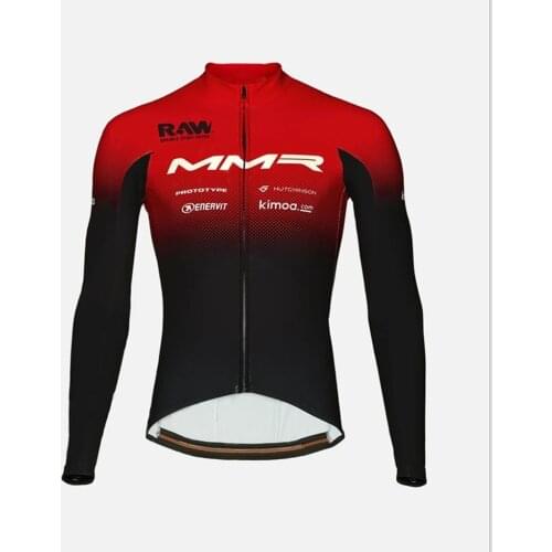 2021 New Style Factory Racing Team Clothing Man Long Sleeve Warm Jackets Gel Pad Bib Pants Protect Knees Roupa Ciclismo Maillot