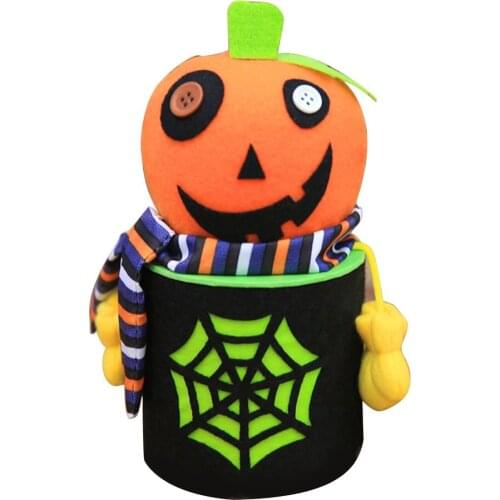 Halloween Cobweb Candy Snack Bags Cookie Food storage Boxes Zombie Ghost Pumpkin Black Cat Style Party Unique Gift Boxes