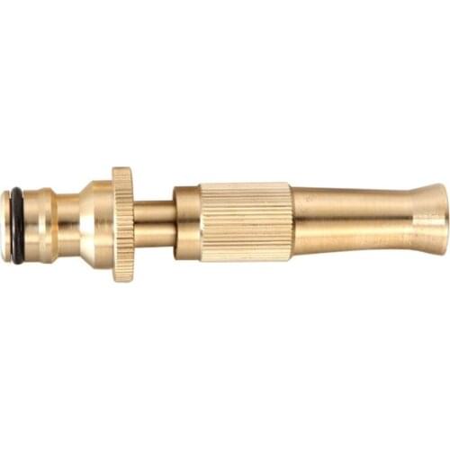 Garden Irrigation Spray Adjustable Brass Hose Sprinkler Nozzle Car Wash Watering