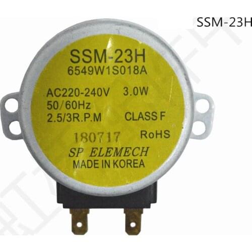 1 Pc Microwave Oven Synchronous Motor Tray Motor SSM-23H 6549W1S018A for lg Microwave Oven Parts Accessories