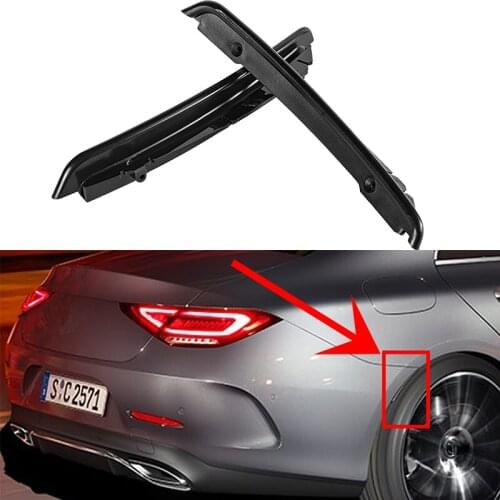 Rear Bumper Splitter Canards Wheel Eyebrow For Mercedes Benz C257 CLS53 CLS200 CLS250 CLS300 CLS350 CLS400 AMG 2019 2020 2021