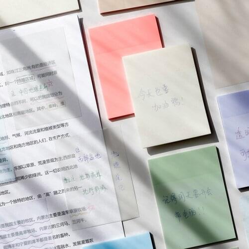 Transparent Sticky Note Sticky Note Stickable Tearable Simple Sticky Note Paper Sticky Note