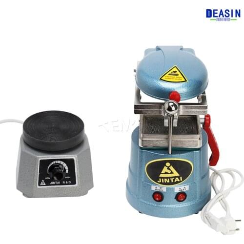 High Quality Dental Lab Round Vibrator Vibrating Oscillator + Vacuum Forming Molding Machine
