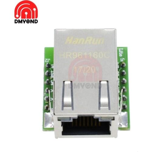 W5500 Ethernet Module Green W5500 Chip New SPI to LAN Ethernet Converter TCP/IP Module 3.3V SPI Interface Smart Electronic
