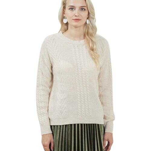 Womens Sweater 100% Cashmere Long Sleeve Sweater Knitting Jumper Autumn Winter Female Thickening Sweater O-neck Women Warm