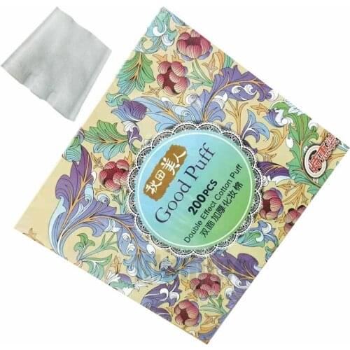200Sheets Double-sided Thickened Cotton Pad Make Up Remove Cotton Puff Pad Facial Makeup Remover