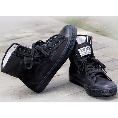 2019 Army Fashion Black Breathable Safety Shoes Work Protective Shoes Anti-skid Wear Training Boots High Zapatos Hombre R2-44