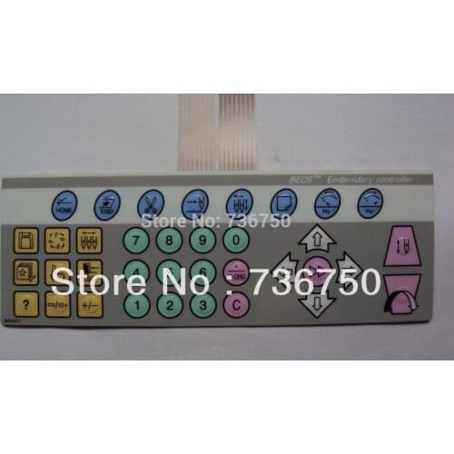 Dahao 805445-1 BECS-18 controller keyboard / keypad / membrane for China embroidery machines Feiya spare parts