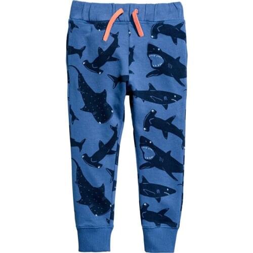 Jumping Meters Trailer Grey Boys Cotton Pants Children Trousers 2018 Brand Autumn Winter Baby Clothes Sweaterpants Kids Leggings