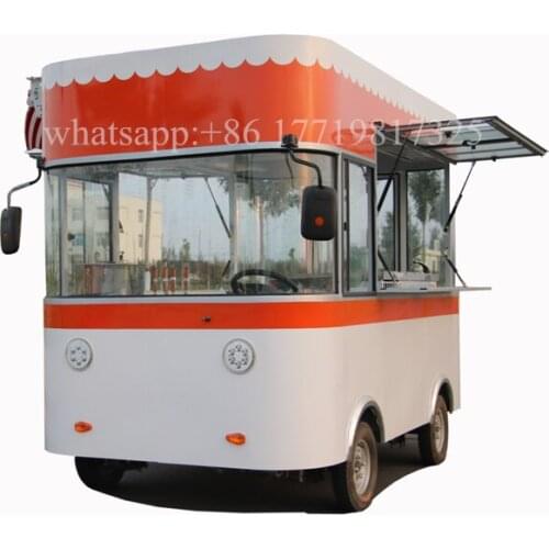 Hot sale shawarma food cart/ street food kiosk / coffee carts mobile food trailer for sale