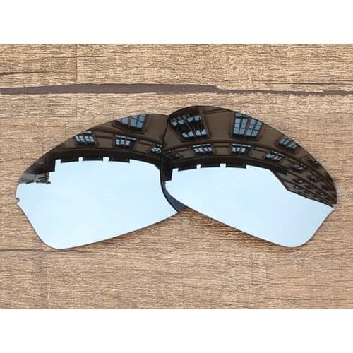 Vonxyz Chrome Mirror Polycarbonate Replacement Lenses for-Oakley Half Wire 2.0 Frame