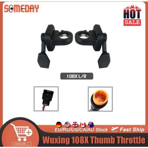 SOMEDAY WUXING 108X E-bike 24V 36V 48V 72V Thumb Throttle Left or Right Finger Throttle for Electric Bicycle Conversion Kit