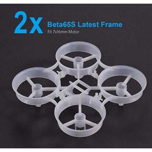 BETAFPV 2pcs Beta65S V4 Version 65mm Whoop Frame Kit 3.6g Compatible for 7X16mm 19000KV Motor for Tiny Whoop Racing