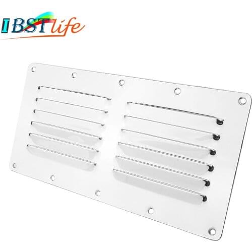 Marine Grade Stainless Steel 304 Boat Marine Square Air Vent Louver Vent Grille Ventilation Louvered Ventilator Grill Cover