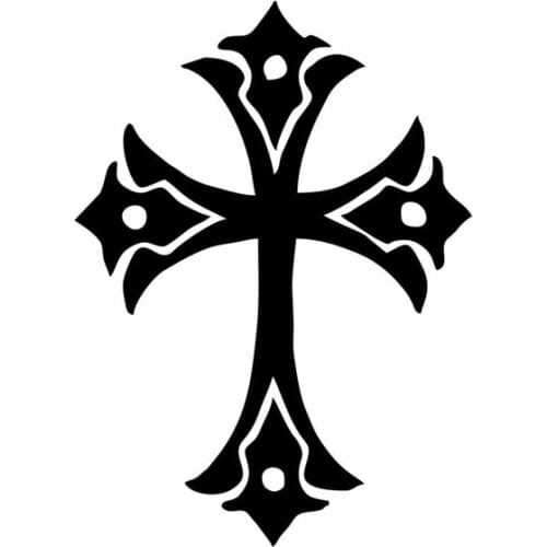 Dawasaru The Holy Cross Jesus Personalized Car Stickers Waterproof Decals Laptop Truck Motorcycle Auto Accessories PVC,12cm*9cm