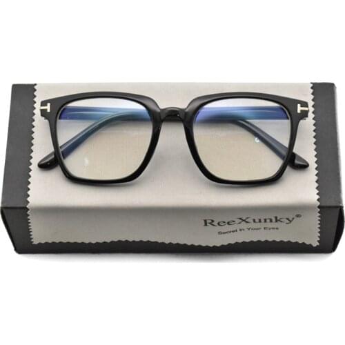 New 2021 Unisex Blue Light Blocking Computer Glasses Women Vintage Brand Designer Square Eyewear Anti Eyestrain Eyeglasses UV400