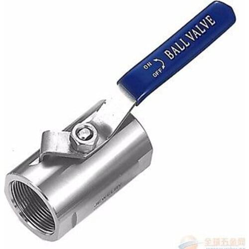 DN15 1/2" BSP Female Thread 304 Stainless Steel Wide Ball Valve oil water air 229 PSI